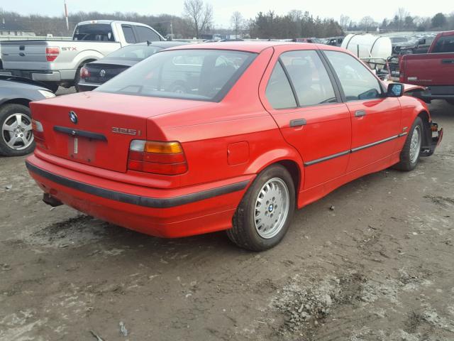 WBACB4324RFM01635 - 1994 BMW 325 I AUTO RED photo 4