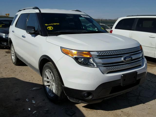 1FM5K8D87EGC57892 - 2014 FORD EXPLORER X WHITE photo 1