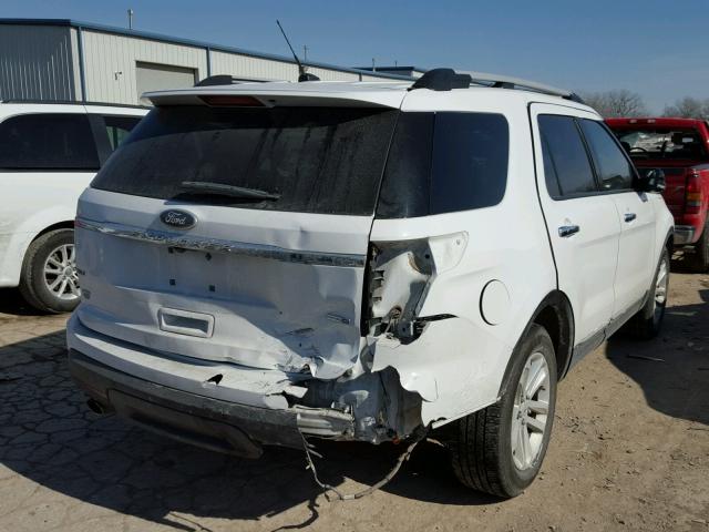 1FM5K8D87EGC57892 - 2014 FORD EXPLORER X WHITE photo 4