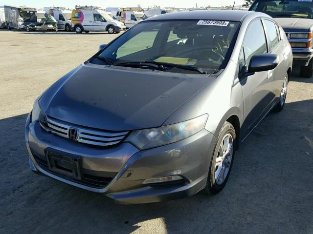 JHMZE2H72BS002618 - 2011 HONDA INSIGHT EX GRAY photo 2