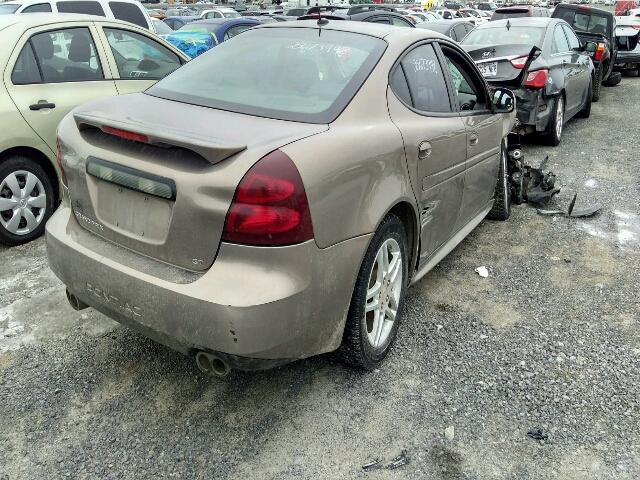 2G2WR554071231914 - 2007 PONTIAC GRAND PRIX BEIGE photo 4