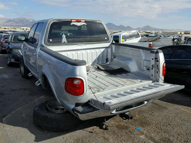 1FTRW08L92KE22568 - 2002 FORD F150 SUPER SILVER photo 3