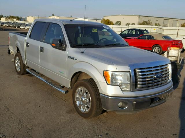 1FTFW1CT6BKD49028 - 2011 FORD F150 SUPER SILVER photo 1