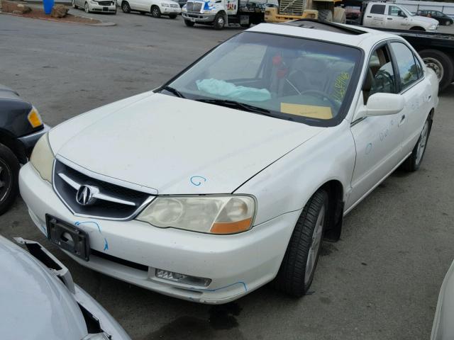 19UUA56832A059180 - 2002 ACURA 3.2TL TYPE WHITE photo 2