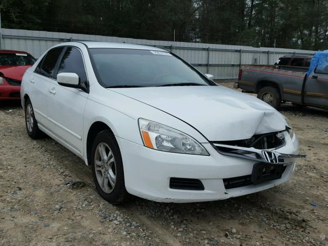 1HGCM56346A001835 - 2006 HONDA ACCORD SE WHITE photo 1