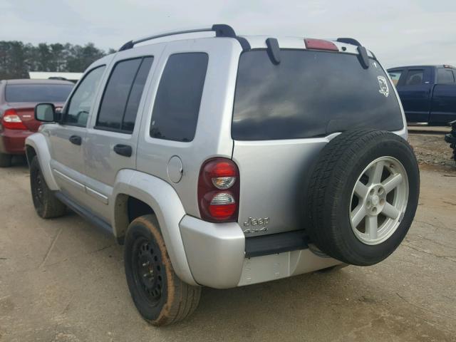 1J4GL58KX5W649392 - 2005 JEEP LIBERTY LI SILVER photo 3