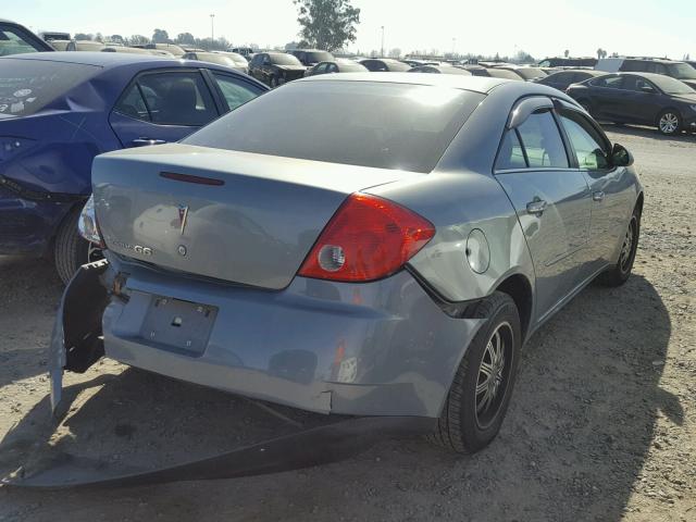 1G2ZF57B184199983 - 2008 PONTIAC G6 VALUE L BLUE photo 4