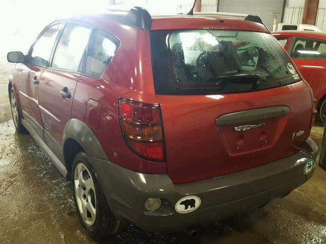 5Y2SL65806Z440256 - 2006 PONTIAC VIBE RED photo 3