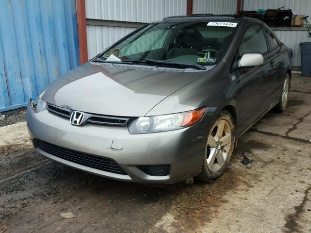 2HGFG12828H572825 - 2008 HONDA CIVIC EX ყავისფერი ფოტო 2