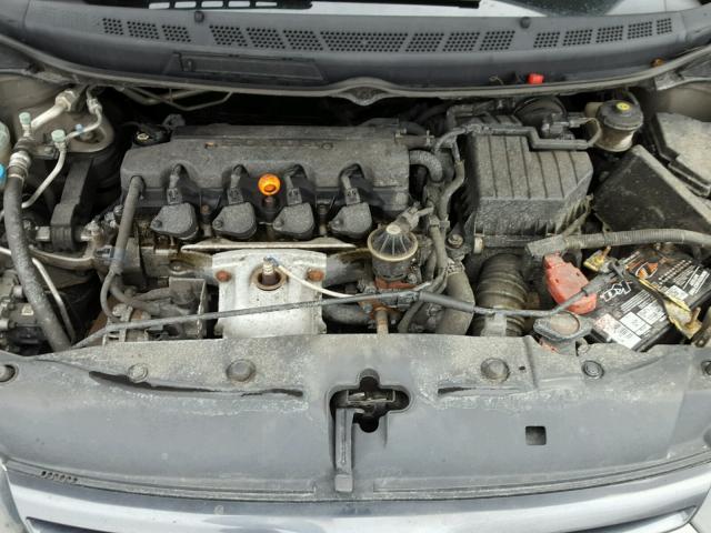 2HGFG12828H572825 - 2008 HONDA CIVIC EX ყავისფერი ფოტო 7