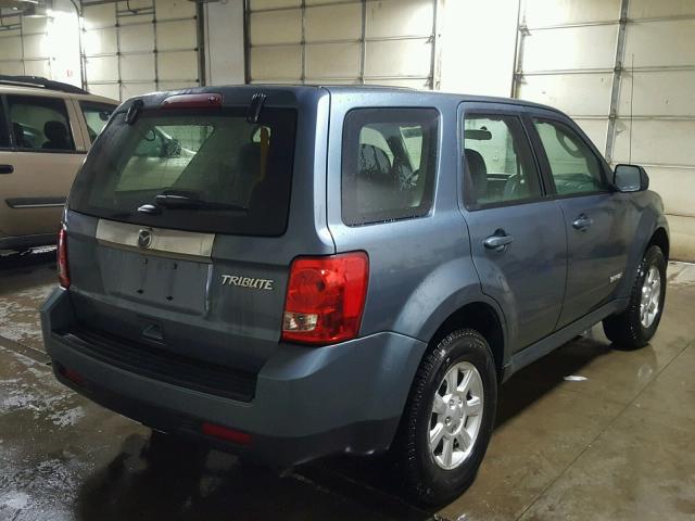 4F2CY0C73BKM02293 - 2011 MAZDA TRIBUTE I BLUE photo 4