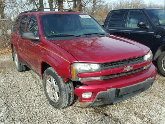 1GNDT13S632285640 - 2003 CHEVROLET TRAILBLAZE RED photo 1