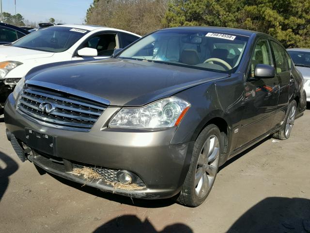 JNKAY01F67M455887 - 2007 INFINITI M35 BASE GRAY photo 2