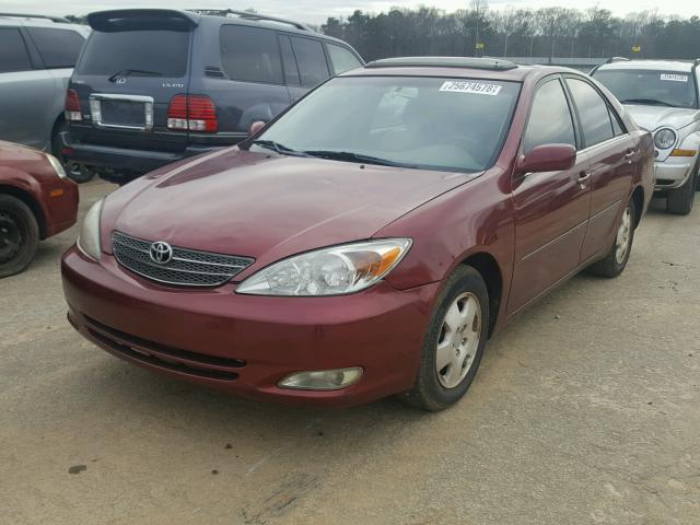 4T1BE32K33U132866 - 2003 TOYOTA CAMRY LE MAROON photo 2