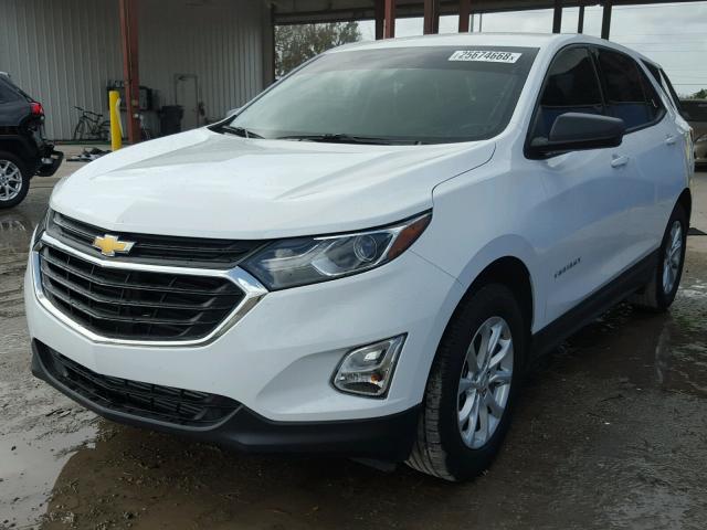 2GNAXHEV7J6118856 - 2018 CHEVROLET EQUINOX LS WHITE photo 2