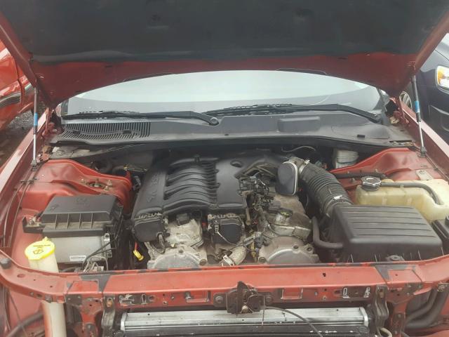 2D8FV48V95H536324 - 2005 DODGE MAGNUM SXT BURGUNDY photo 7