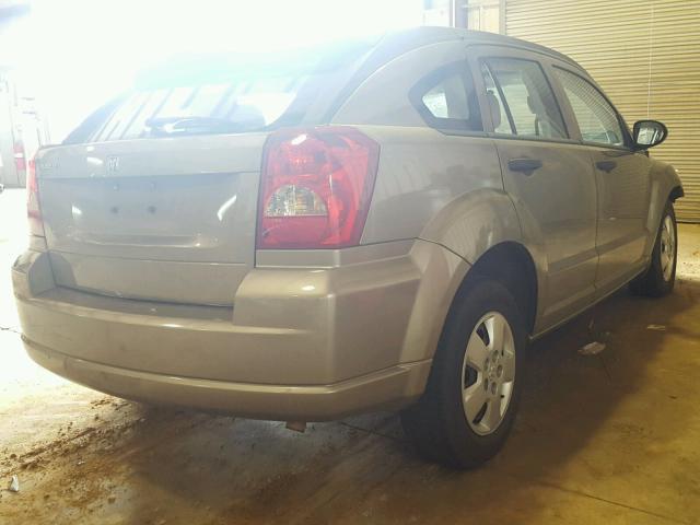 1B3HB28B07D104605 - 2007 DODGE CALIBER GOLD photo 4