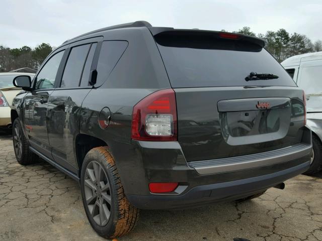 1C4NJCBB3HD185930 - 2017 JEEP COMPASS SP GREEN photo 3