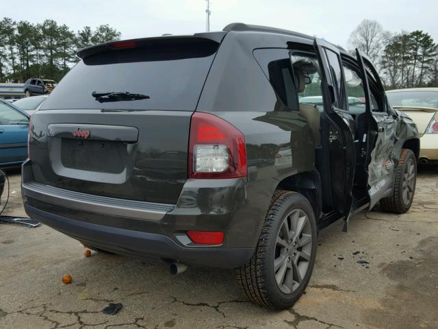 1C4NJCBB3HD185930 - 2017 JEEP COMPASS SP GREEN photo 4