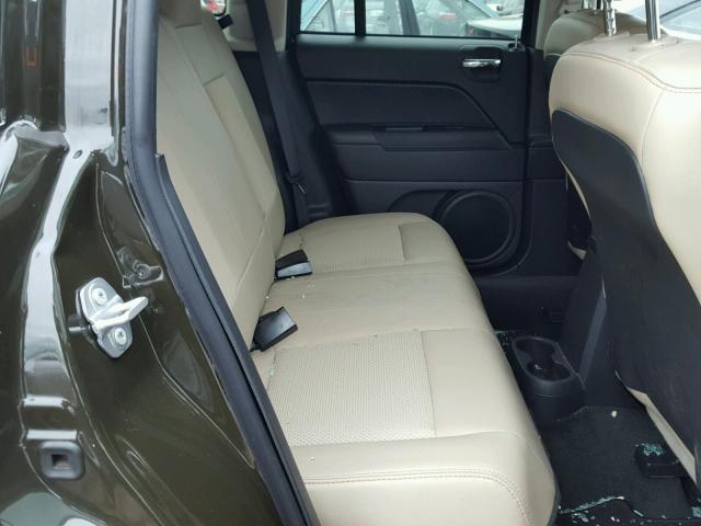 1C4NJCBB3HD185930 - 2017 JEEP COMPASS SP GREEN photo 6