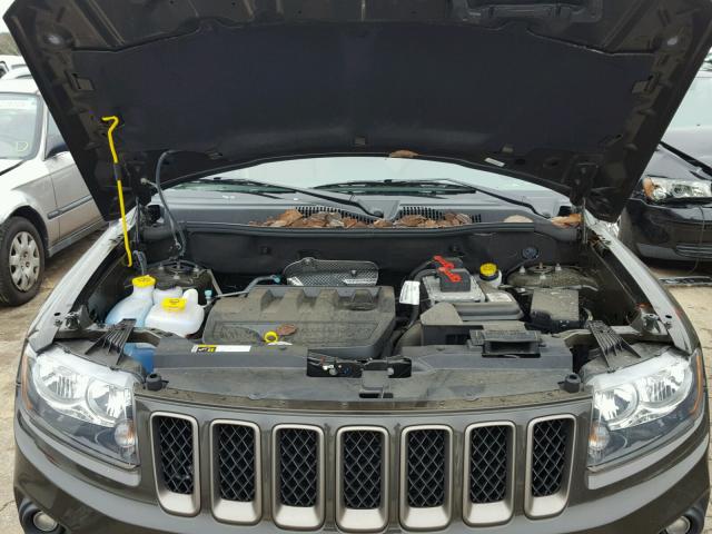 1C4NJCBB3HD185930 - 2017 JEEP COMPASS SP GREEN photo 7