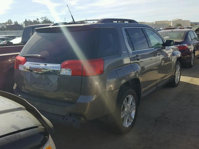 2CTFLGEW6A6360085 - 2010 GMC TERRAIN SL GRAY photo 4