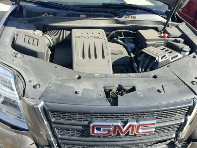 2CTFLGEW6A6360085 - 2010 GMC TERRAIN SL GRAY photo 7