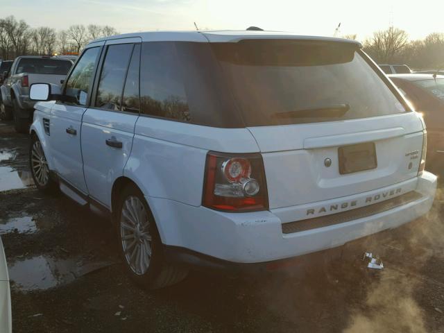 SALSF2D46BA705228 - 2011 LAND ROVER RANGE ROVE WHITE photo 3