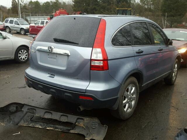 5J6RE38549L010580 - 2009 HONDA CR-V EX BLUE photo 4