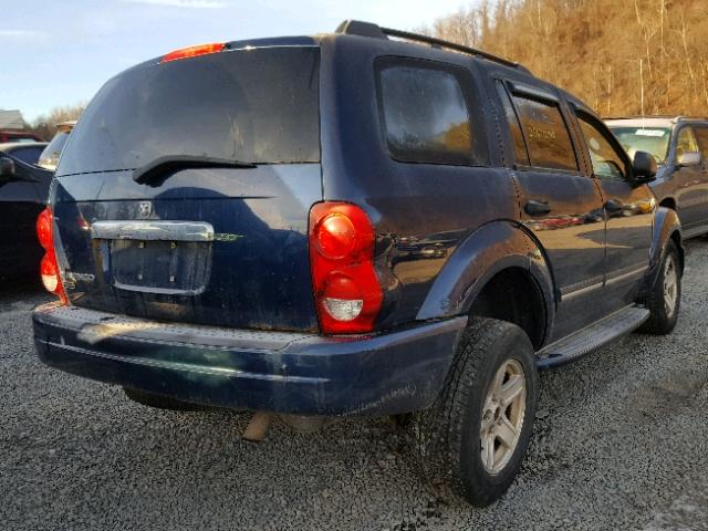 1D4HB58NX4F148382 - 2004 DODGE DURANGO LI BLUE photo 4