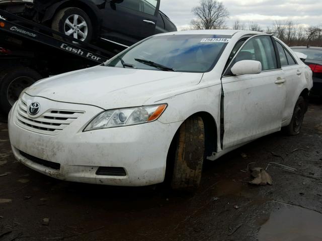 4T1BE46K47U660101 - 2007 TOYOTA CAMRY NEW WHITE photo 2