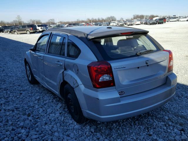 1B3CB4HA8AD650931 - 2010 DODGE CALIBER SX SILVER photo 3