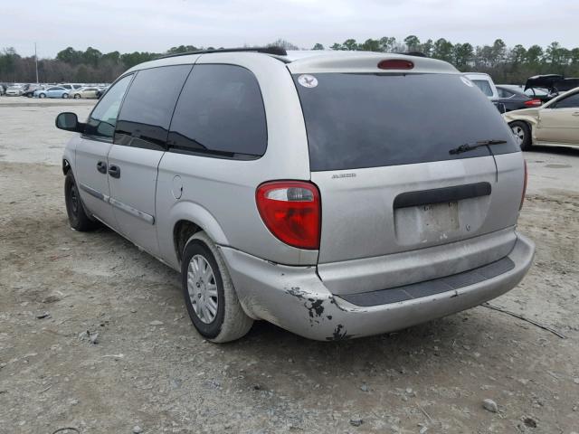 1D4GP24R85B294924 - 2005 DODGE GRAND CARA SILVER photo 3