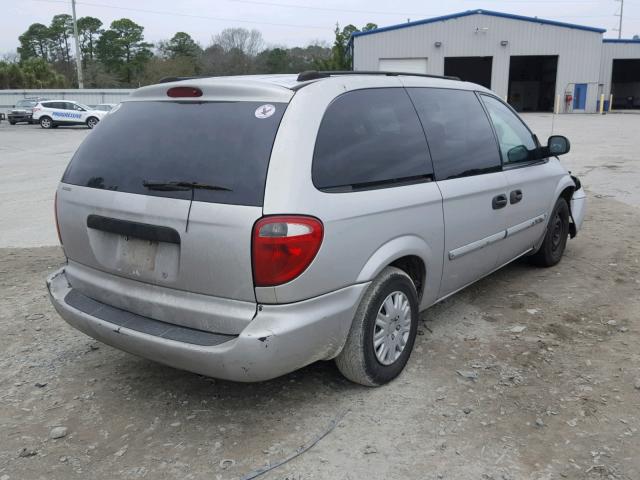 1D4GP24R85B294924 - 2005 DODGE GRAND CARA SILVER photo 4