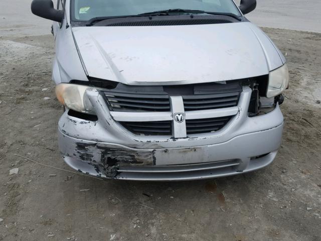 1D4GP24R85B294924 - 2005 DODGE GRAND CARA SILVER photo 9