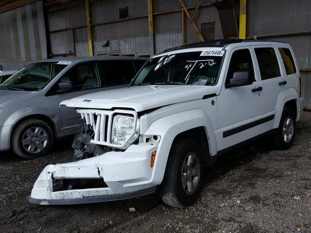 1J4PN2GK1BW545685 - 2011 JEEP LIBERTY SP WHITE photo 2