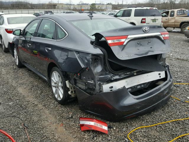 4T1BK1EBXDU064902 - 2013 TOYOTA AVALON BAS CHARCOAL photo 3