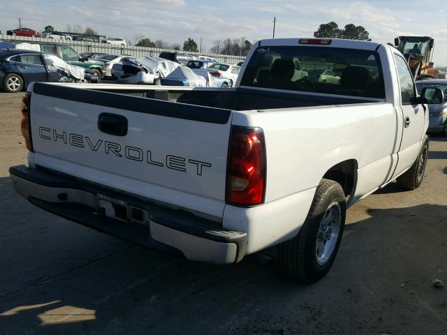 1GCEC14X77Z134231 - 2007 CHEVROLET SILVERADO WHITE photo 4