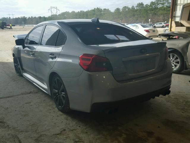 JF1VA1B69H9812825 - 2017 SUBARU WRX SILVER photo 3