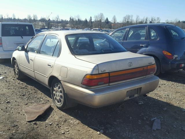 1NXAE00B8RZ117852 - 1994 TOYOTA COROLLA LE GOLD photo 3