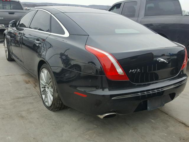 SAJWA2GE0BMV07899 - 2011 JAGUAR XJL SUPERC BLACK photo 3