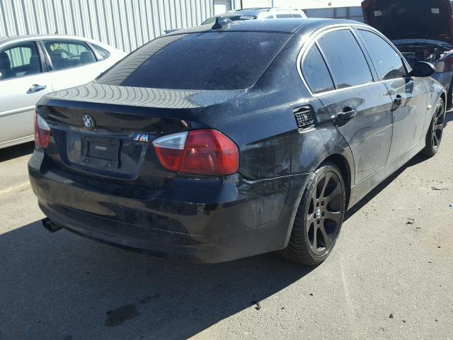 WBAVD33556KV66197 - 2006 BMW 330 XI BLACK photo 4