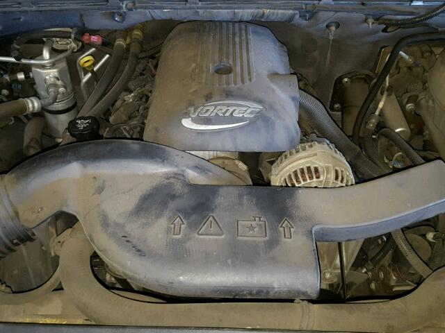 1GNEK13T05J259897 - 2005 CHEVROLET TAHOE K150 BLUE photo 7