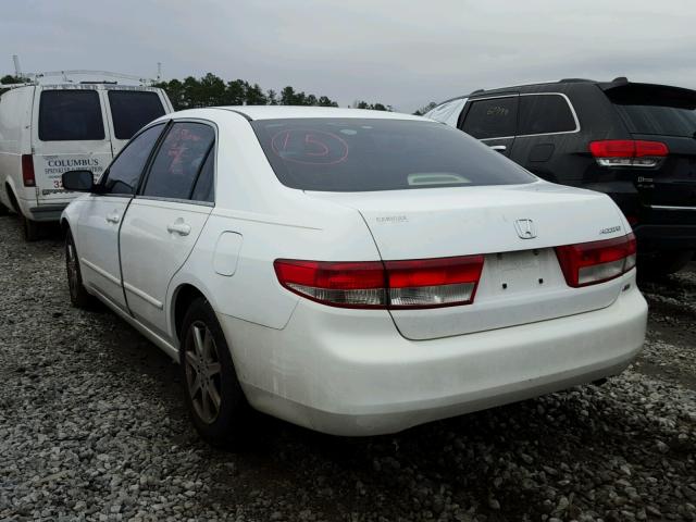 1HGCM66503A095800 - 2003 HONDA ACCORD EX WHITE photo 3