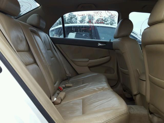 1HGCM66503A095800 - 2003 HONDA ACCORD EX WHITE photo 6