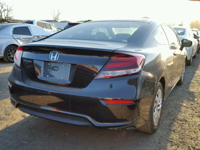 2HGFG3B54EH508038 - 2014 HONDA CIVIC LX BLACK photo 4