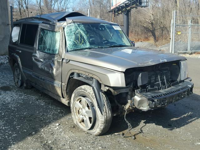 1J8HG58NX6C198906 - 2006 JEEP COMMANDER GOLD photo 1