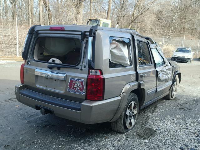1J8HG58NX6C198906 - 2006 JEEP COMMANDER ოქროსფერი ფოტო 4