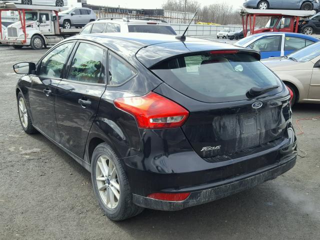 1FADP3K27FL283331 - 2015 FORD FOCUS SE BLACK photo 3