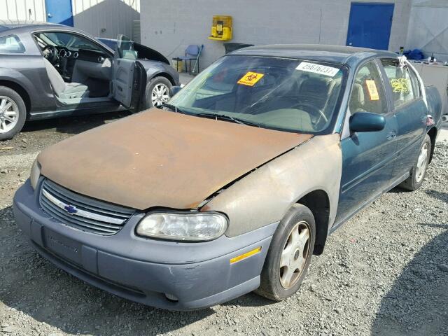 1G1NE52J616117793 - 2001 CHEVROLET MALIBU LS 绿色 照片 2